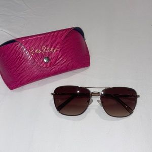 Lilly Pulitzer Cambridge Aviator Sunglasses